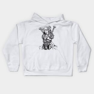 Draenei warrior Kids Hoodie